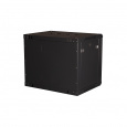 Шкаф 19" телекоммуникационный настенный, 9U 501x600х450 мм, дверь металл, черный